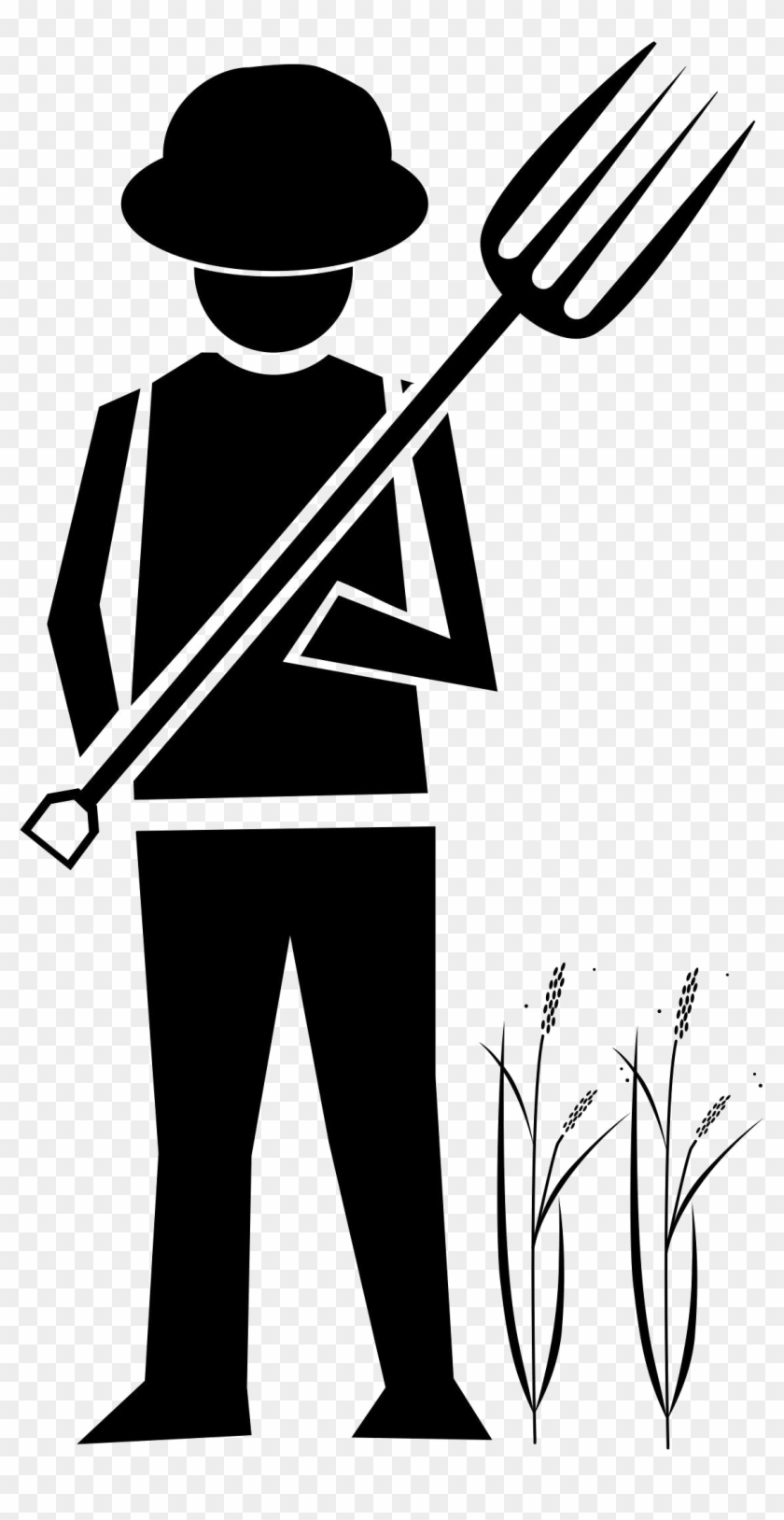 Farmer Transparent Images - Farmer Drawing Clipart #140987