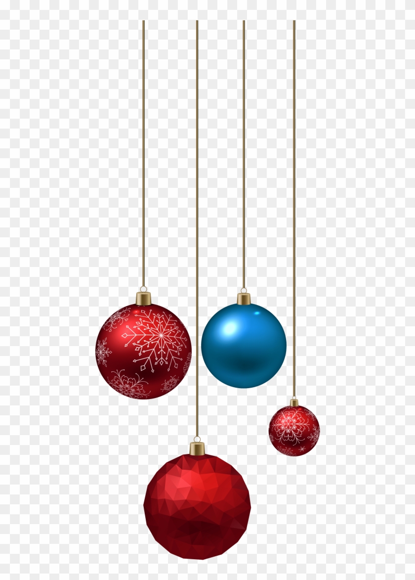 Free Png Blue And Red Christmas Ball Png Images Transparent - Png Format Christmas Ball Png Clipart
