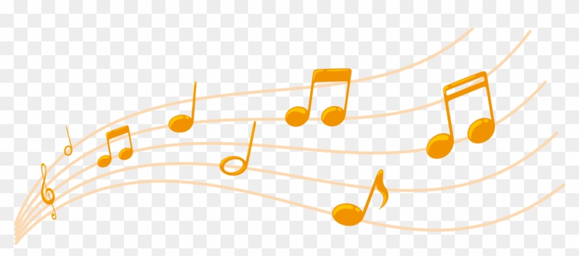 Gold, Colorful Musical Notes Png - Music Notes Png Transparent Clipart #141075