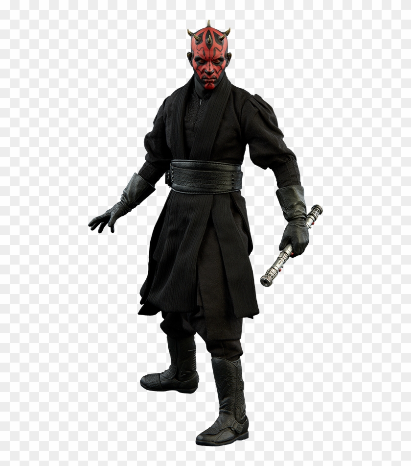 Darth Maul Duel On Naboo Sixth Scale Figure - Star Wars Darth Maul Png Clipart #141100