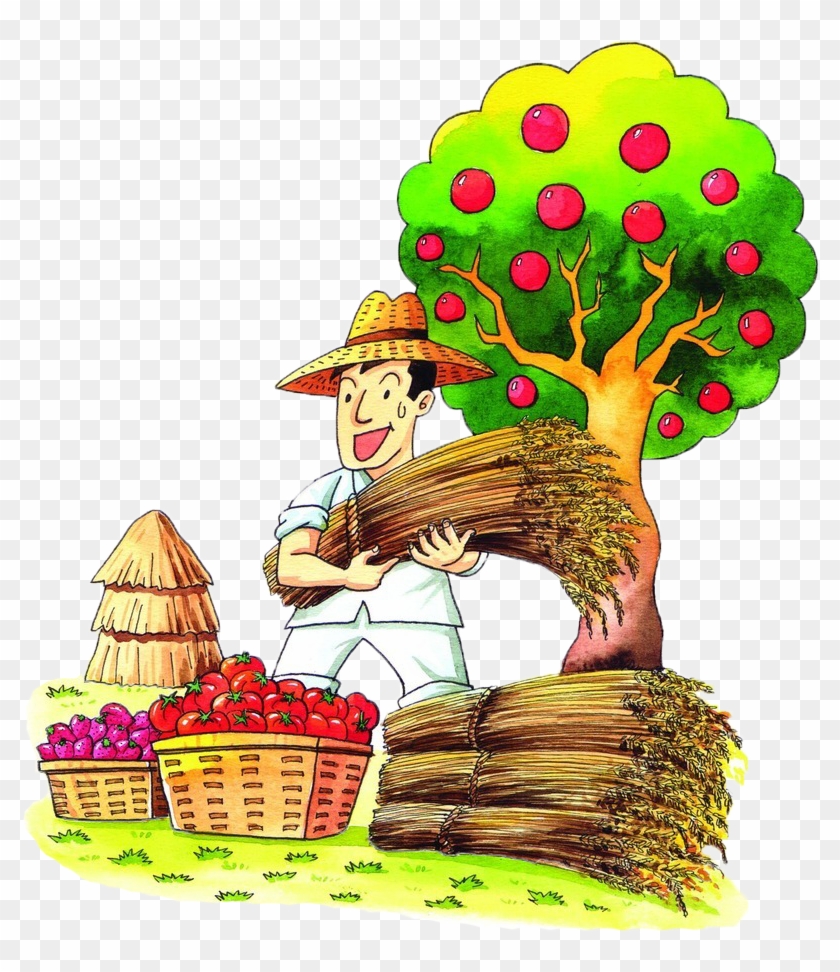 Cartoon Farmer Png Download Image - Farmer Png Clipart