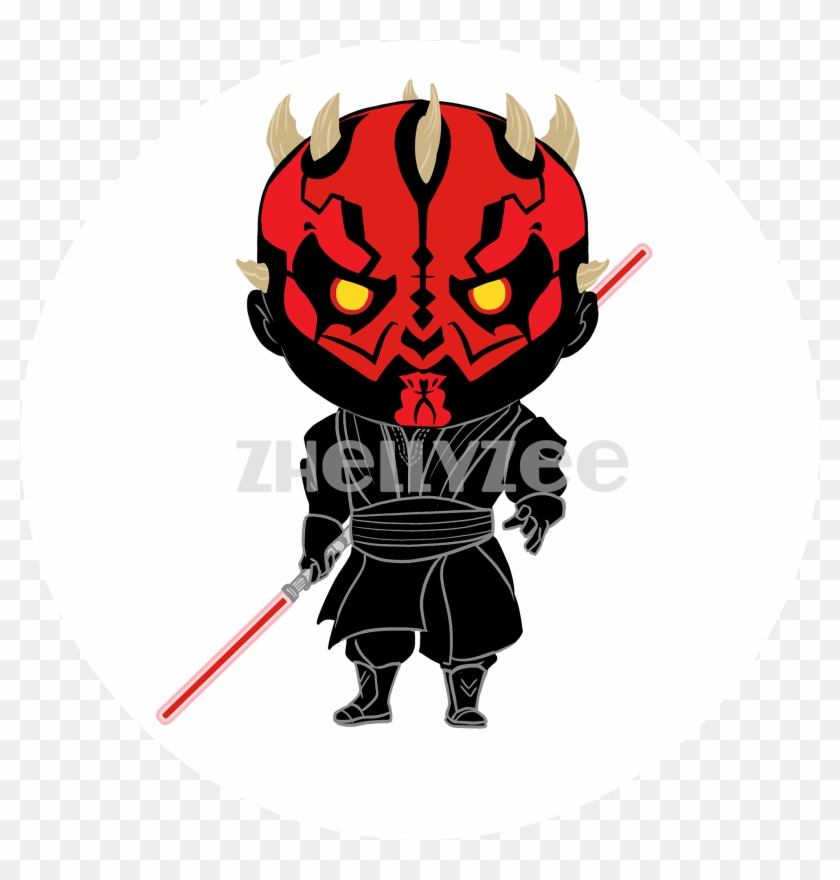 Darth Maul Pillow Plush - Illustration Clipart