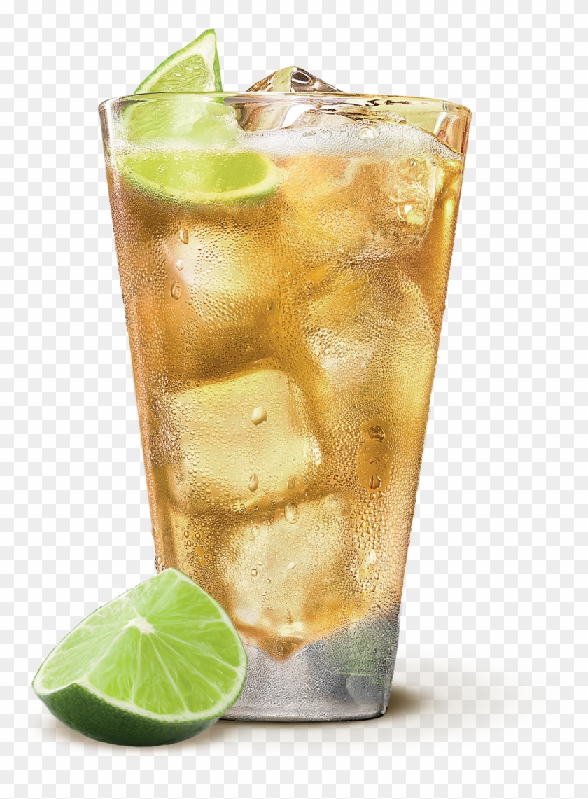 Jameson Ginger And Lime Glass Lime Left Drink - Jameson And Ginger Png Clipart