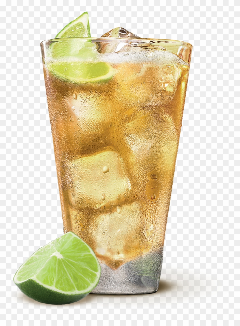 Jameson Ginger And Lime Glass Lime Left Drink - Jameson And Ginger Png Clipart #141295