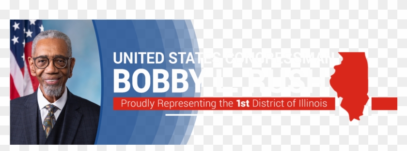 Congressman Bobby Rush - Electric Blue Clipart #141408