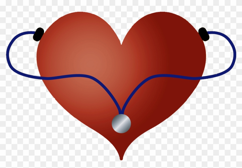 Stethoscope Heart Clipart Kid - Heart And Stethoscope Clipart - Png Download