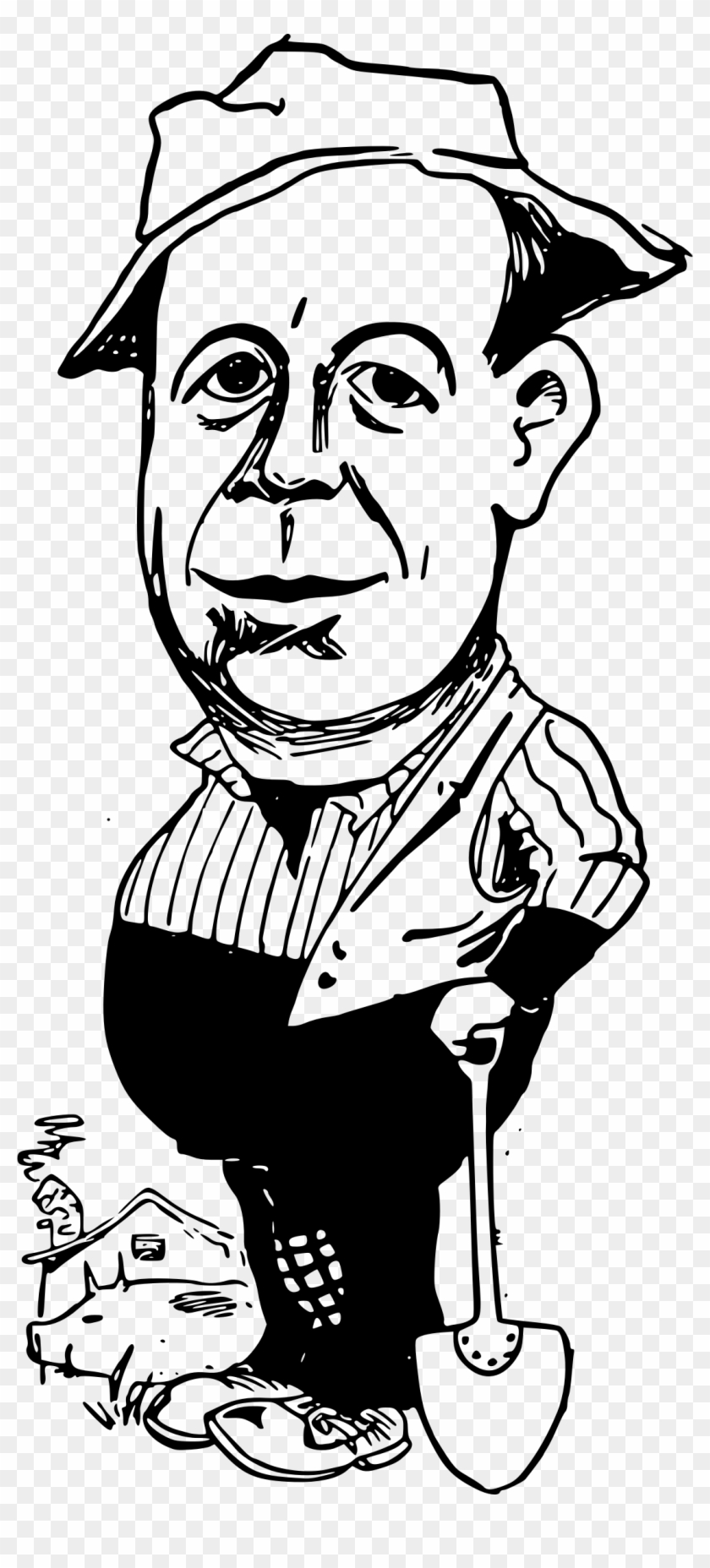 This Free Icons Png Design Of Farmer And Spade Clipart