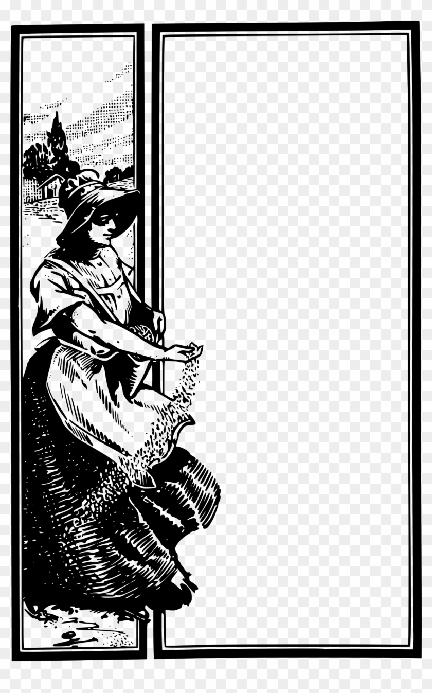 This Free Icons Png Design Of Female Farmer Frame Clipart #141900