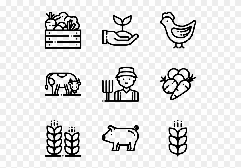 Agriculture - Food Icons Png Clipart #141998