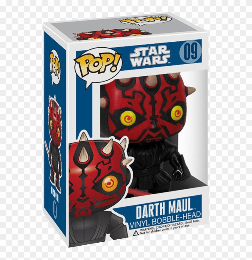 Funko Pop Star Wars Darth Maul - Funko Pop Star Wars Darth Vader Clipart