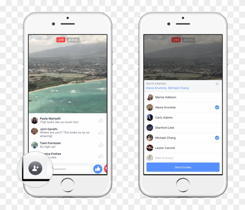 Facebook Live Invite - Facebook Live Invite Button Clipart