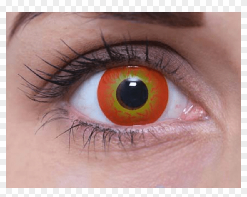 Colourvue Crazy Darth Maul Halloween Contact Lenses - Contact Lens Clipart #142325