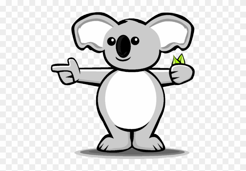 Find Your Photo Ctz - Koala Pointing Clipart
