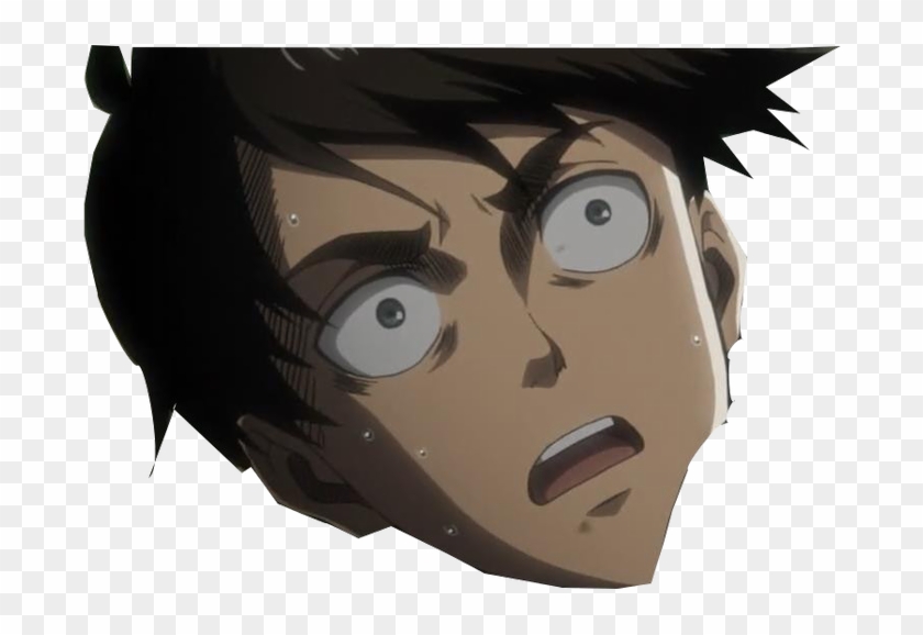 Scared Anime Face Png - Scared Face Transparent Background Clipart #142561