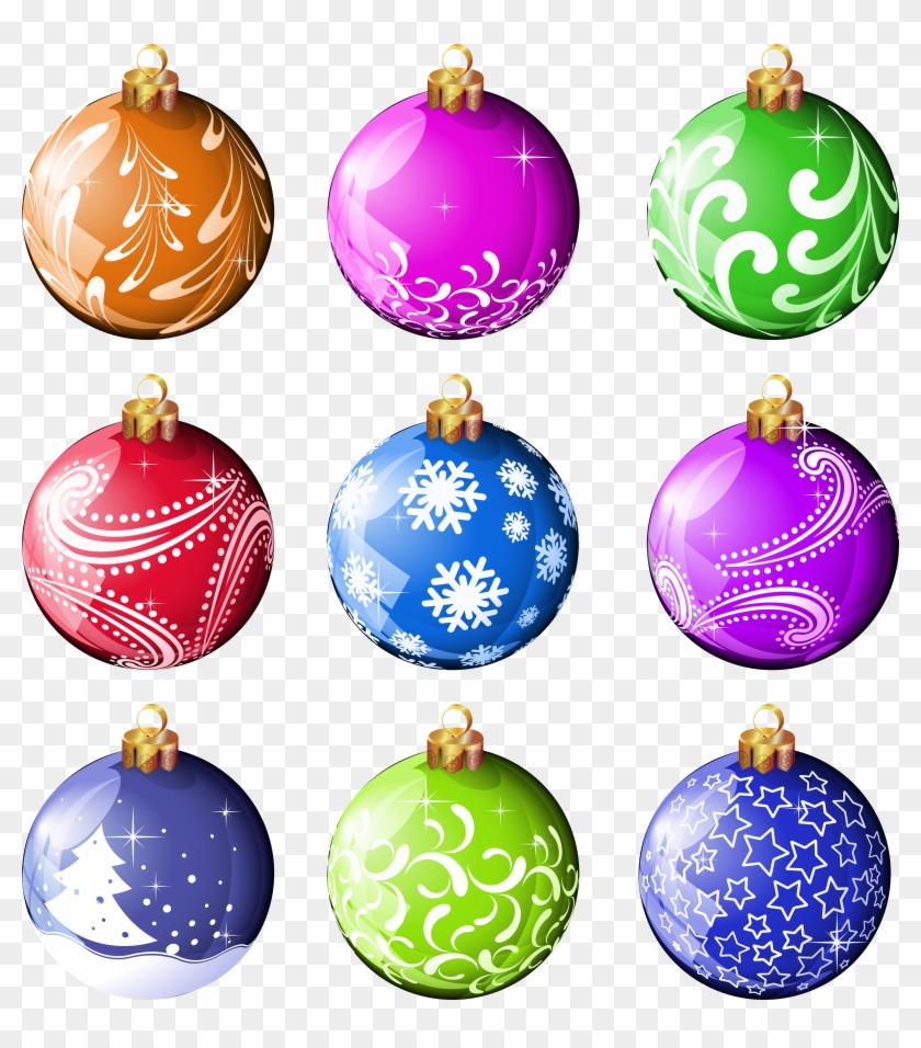 Clip Free Collection Christmas Balls Png Gallery View - Free Printable Christmas Ornament Clipart Transparent Png