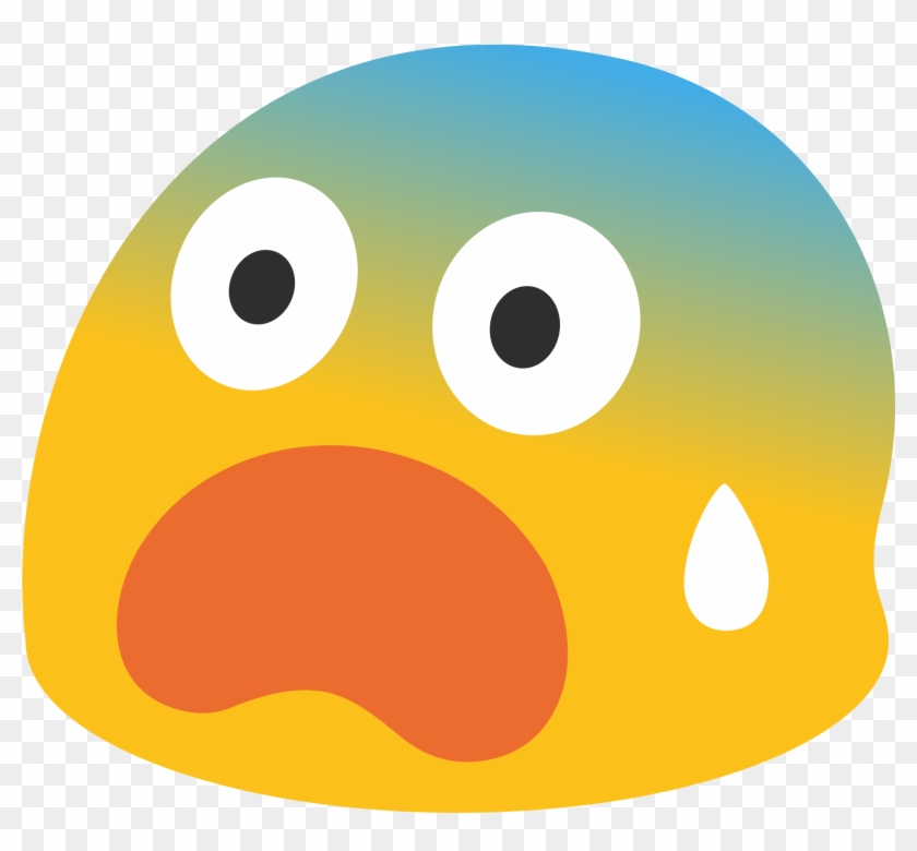 Emoji Fear Clipart
