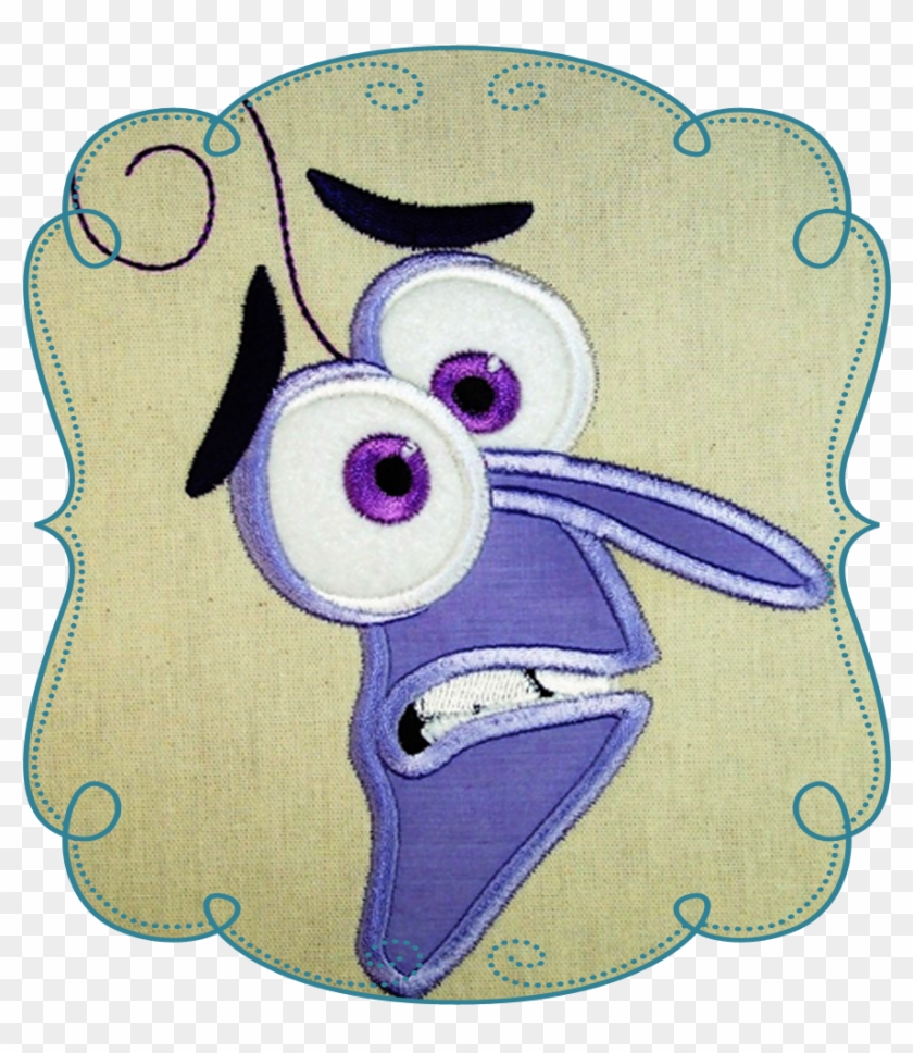 Scared Face - Appliqué Clipart #142895