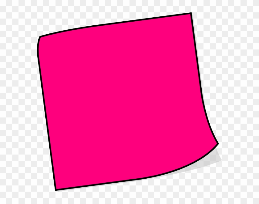 Thumb Image - Hot Pink Sticky Notes Clipart #142927