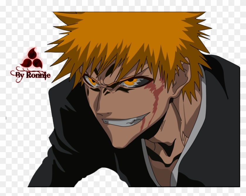 Anime Scared Faces - Hollow Ichigo Png Transparent Clipart
