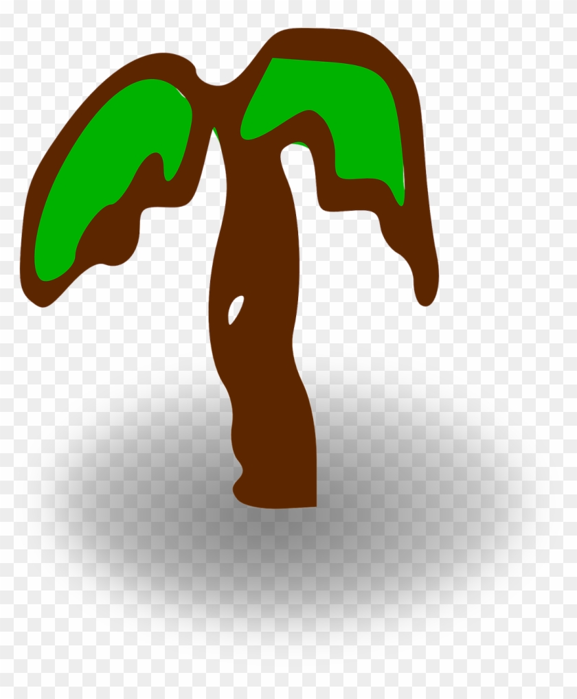 Palm Tree Green - Os Map Symbol Palm Tree Clipart