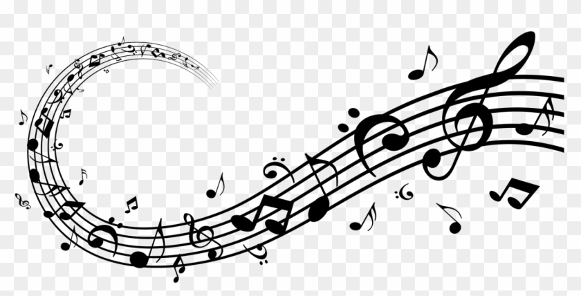 Drawn Music Notes Classical Music - Notes De Music Png Clipart