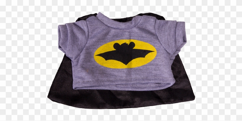 Bat Tee With Cape - Batman Clipart
