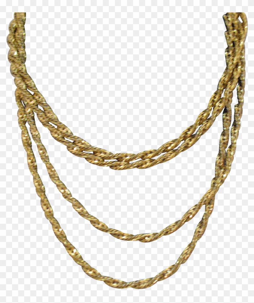 Thug Life Chain Transparent Images - Golden Chain Transparent Clipart #143465