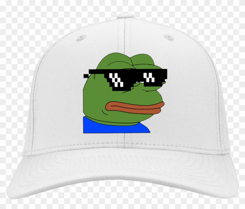 Pepe Thug Life Glasses Hat - Dank Snapchat Stickers Clipart #143495