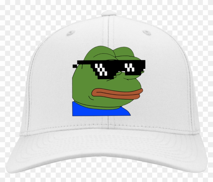 Pepe Thug Life Glasses Hat - Dank Snapchat Stickers Clipart