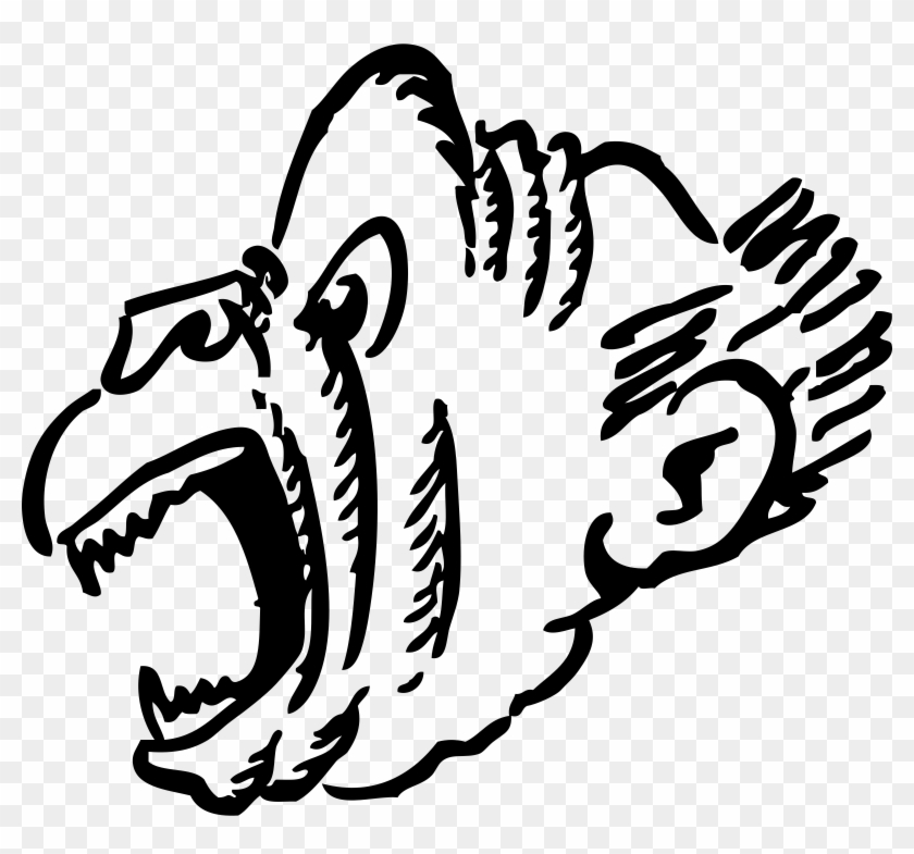 This Free Icons Png Design Of Screaming Monkey Clipart