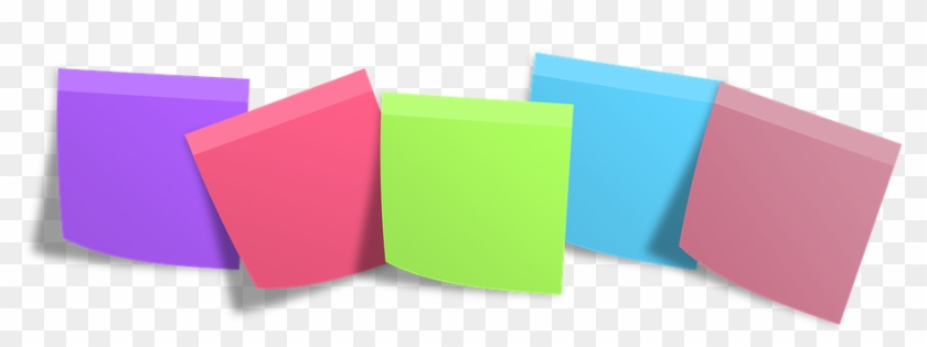 Post It Notes Png - Row Of Sticky Notes Transparent Png Clipart #143887