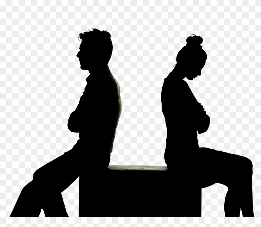 Sad Couple Png File - Relationship Break Up Png Clipart