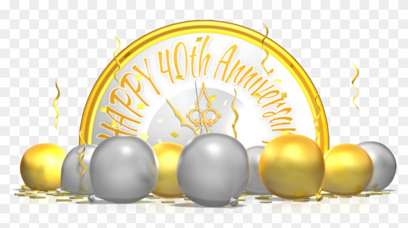 Guess Who Is Celebrating 40th Wedding Anniversary - Decoration Clipart #144413