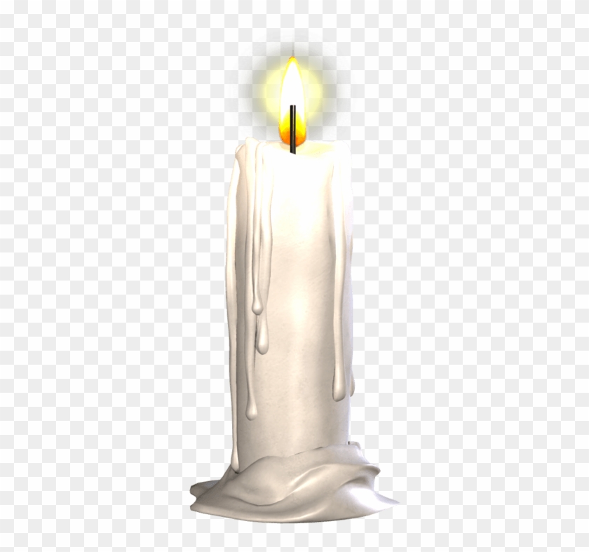 Candle Single - Transparent Candle Png Clipart