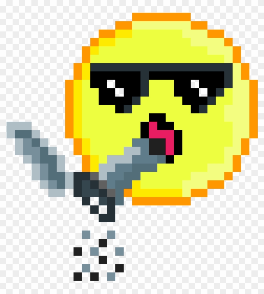 Thug Life Weed Png , Png Download - Smash Ball Pixel Art Clipart
