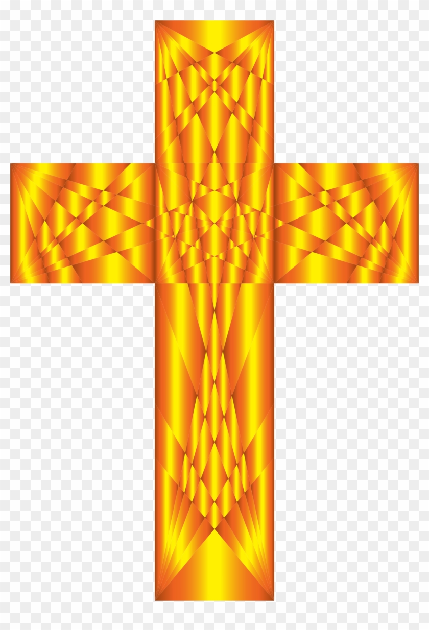 this free icons png design of gold geometric cross clipart 144669 pikpng pikpng