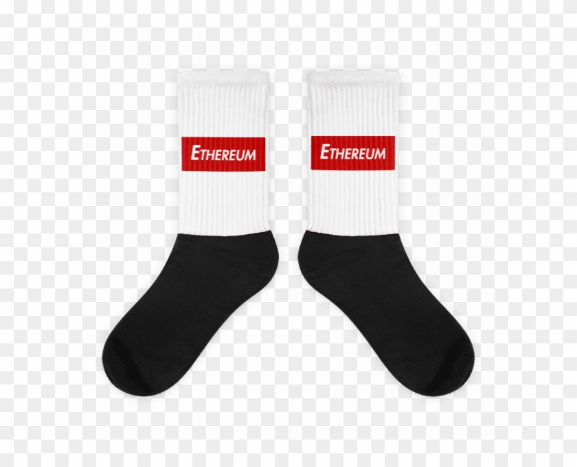 Ethereum Supreme Socks - Funny Christmas Socks Clipart #144716