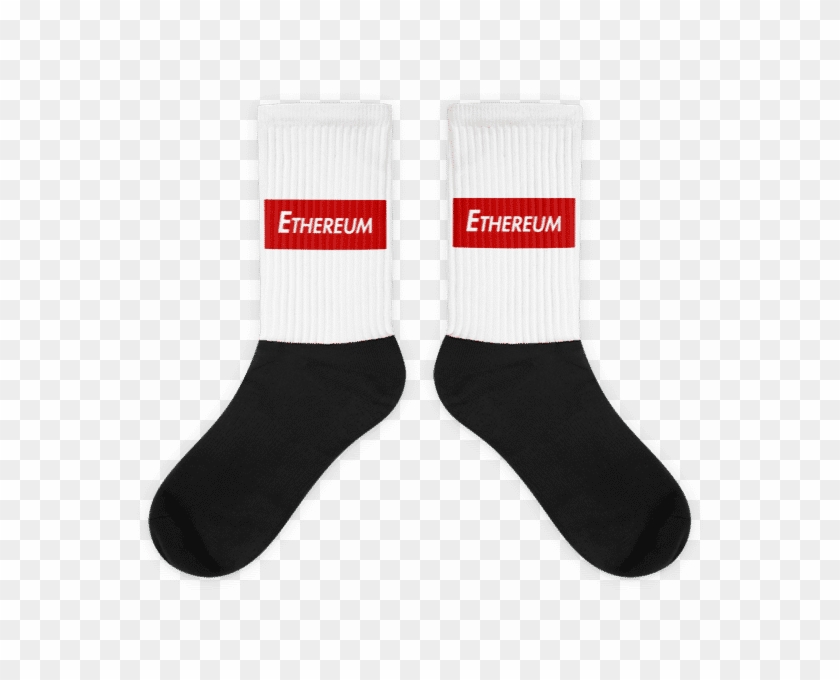 Ethereum Supreme Socks - Funny Christmas Socks Clipart