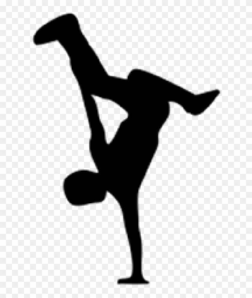 Street Dancer Silhouette At Getdrawings - Street Dance Icon Clipart