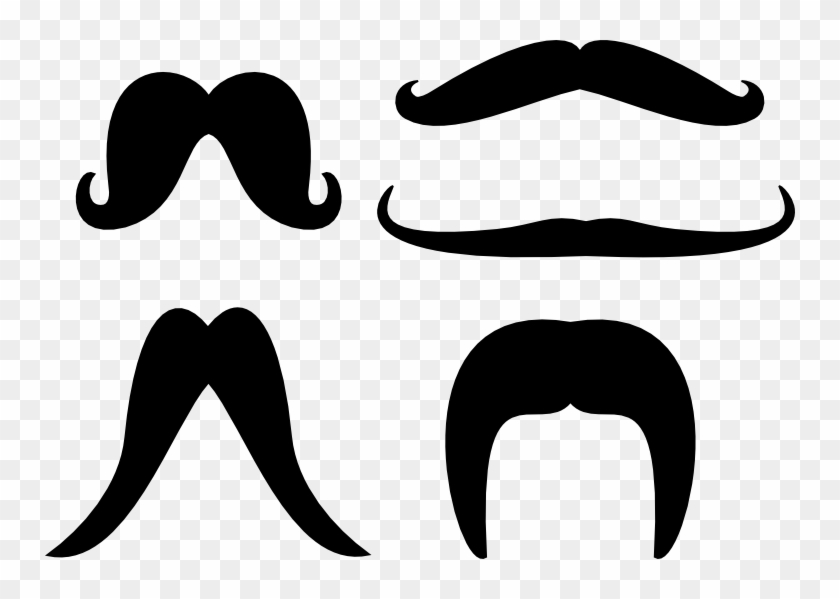 Mustache Clip Art Free - Mustache Clipart - Png Download #144871