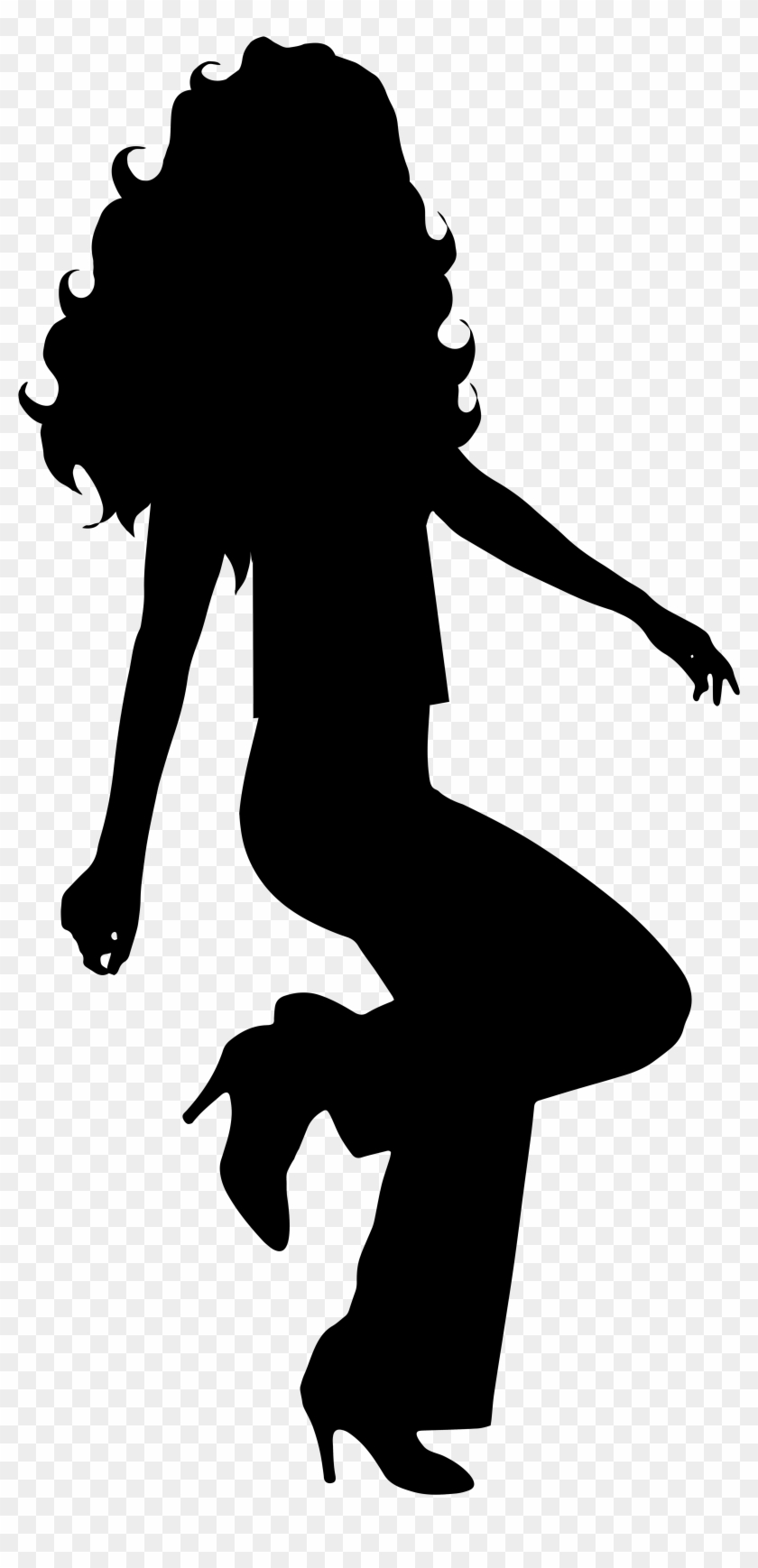 Dancing Girl Silhouette Clip Art Imageu200b Gallery - Transparent Girl Silhouette Clipart - Png Download #145177