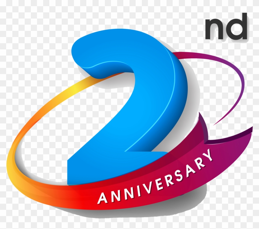 2nd Transparent - Png 2nd Anniversary Logo Clipart #145488