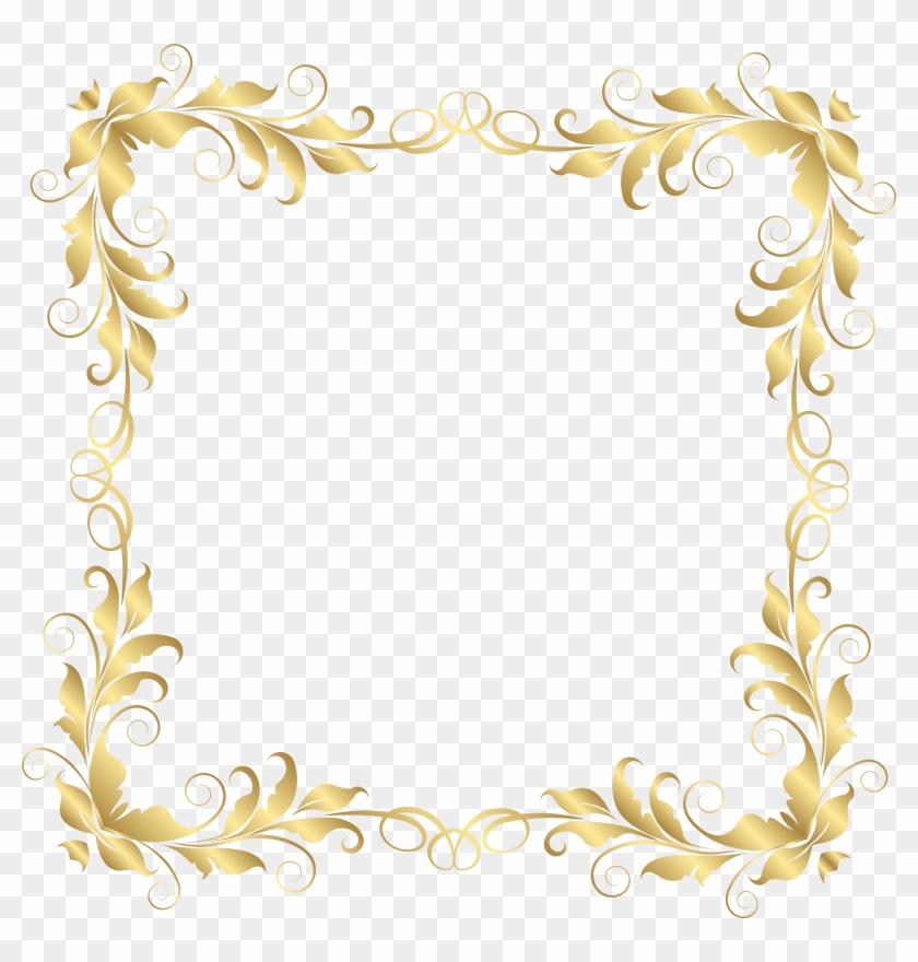 Floral Border Frame Png Clip Art Image Transparent Png