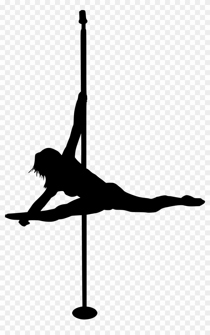 Pole Dancer Silhouette Png Transparent Onlygfx Com - Silhouette Clipart #145597
