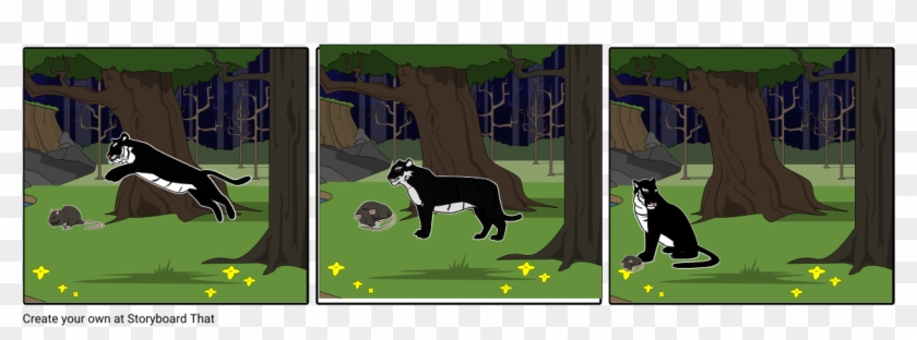 The Panther - Storyboard Clipart #145675