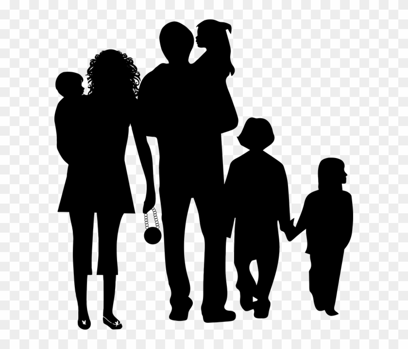 Happy Family Silhouette Png Clipart