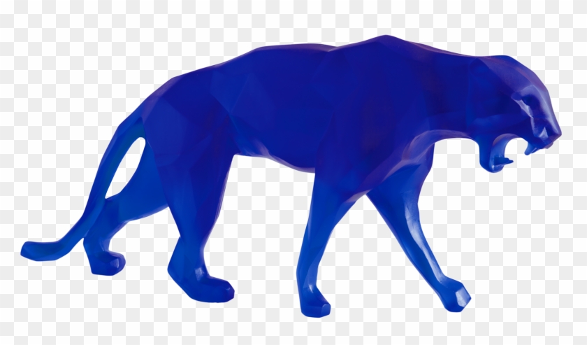 Daum Wild Large Blue Panther, Designed By Richard Orlinski - Black Panther Orlinski Clipart #145841