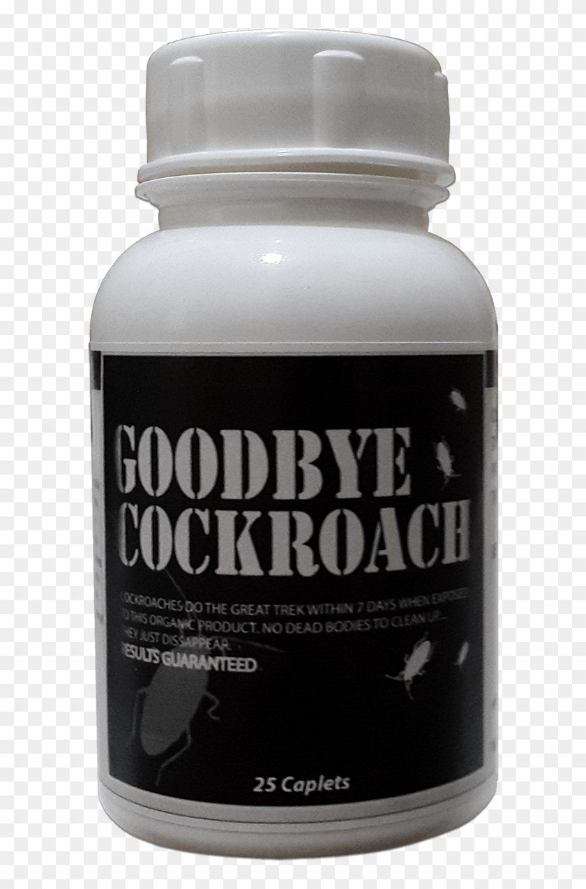 Goodbye Cockroach Bottle - Bodybuilding Supplement Clipart #146040