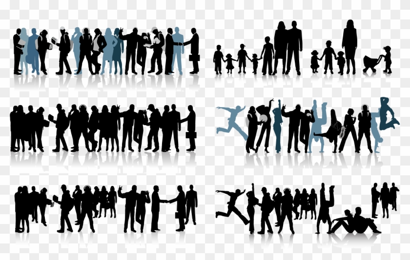 Banner Transparent Black Pinterest Silhouettes Mrvin - Black And White People Photoshop Clipart