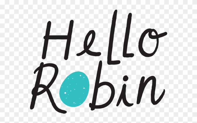 Hello Robin - Hello Robin Logo Clipart #146221